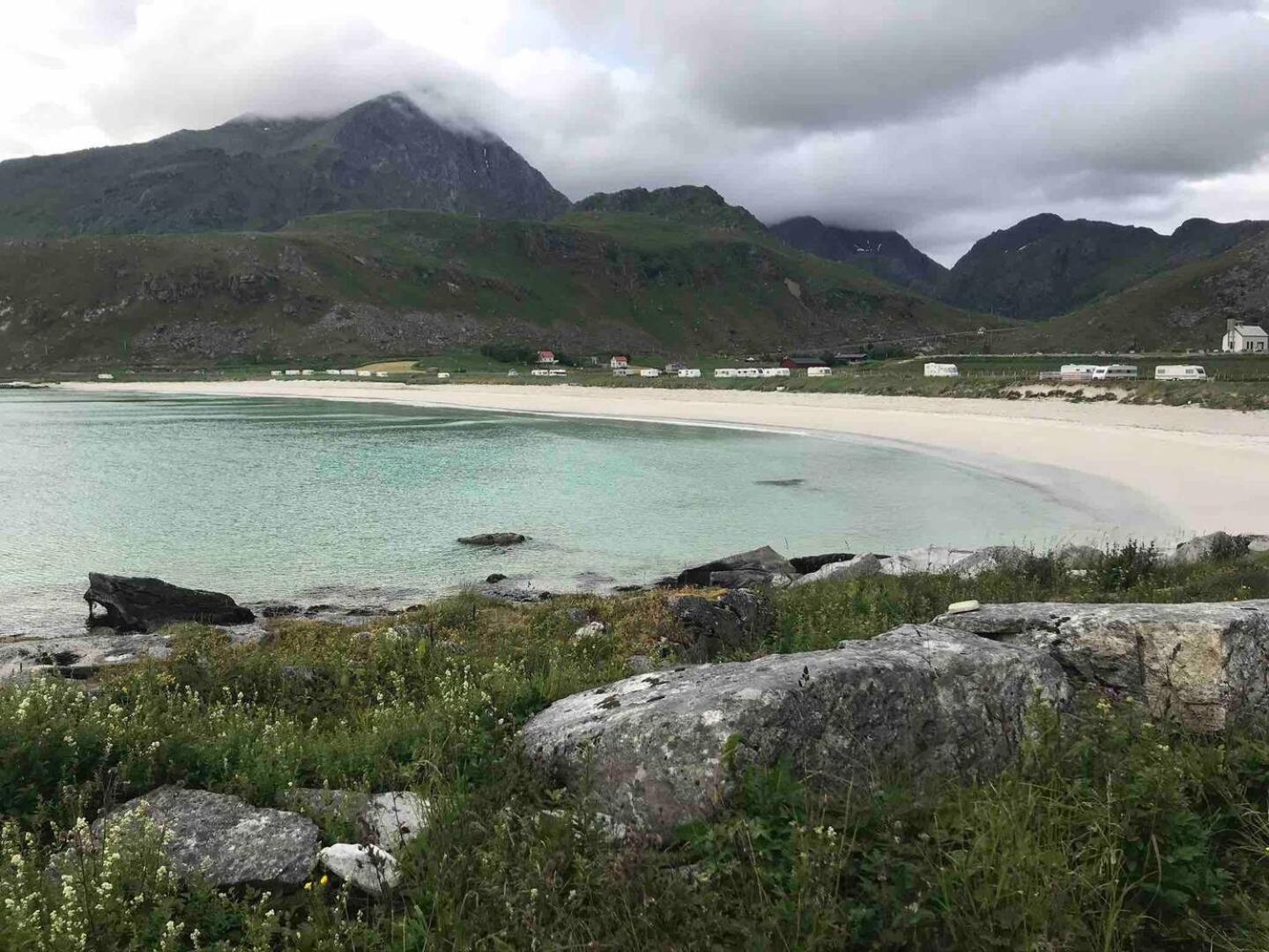 Haukland Beach House Leknes Exterior foto
