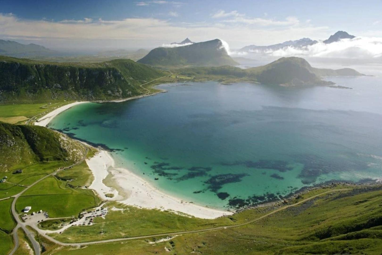 Haukland Beach House Leknes Exterior foto