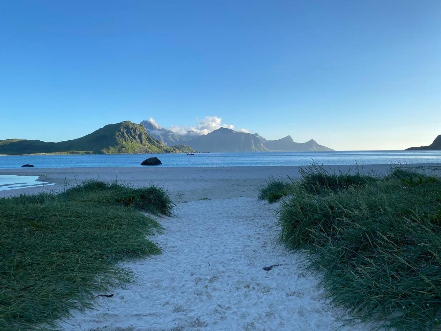 Haukland Beach House Leknes Exterior foto